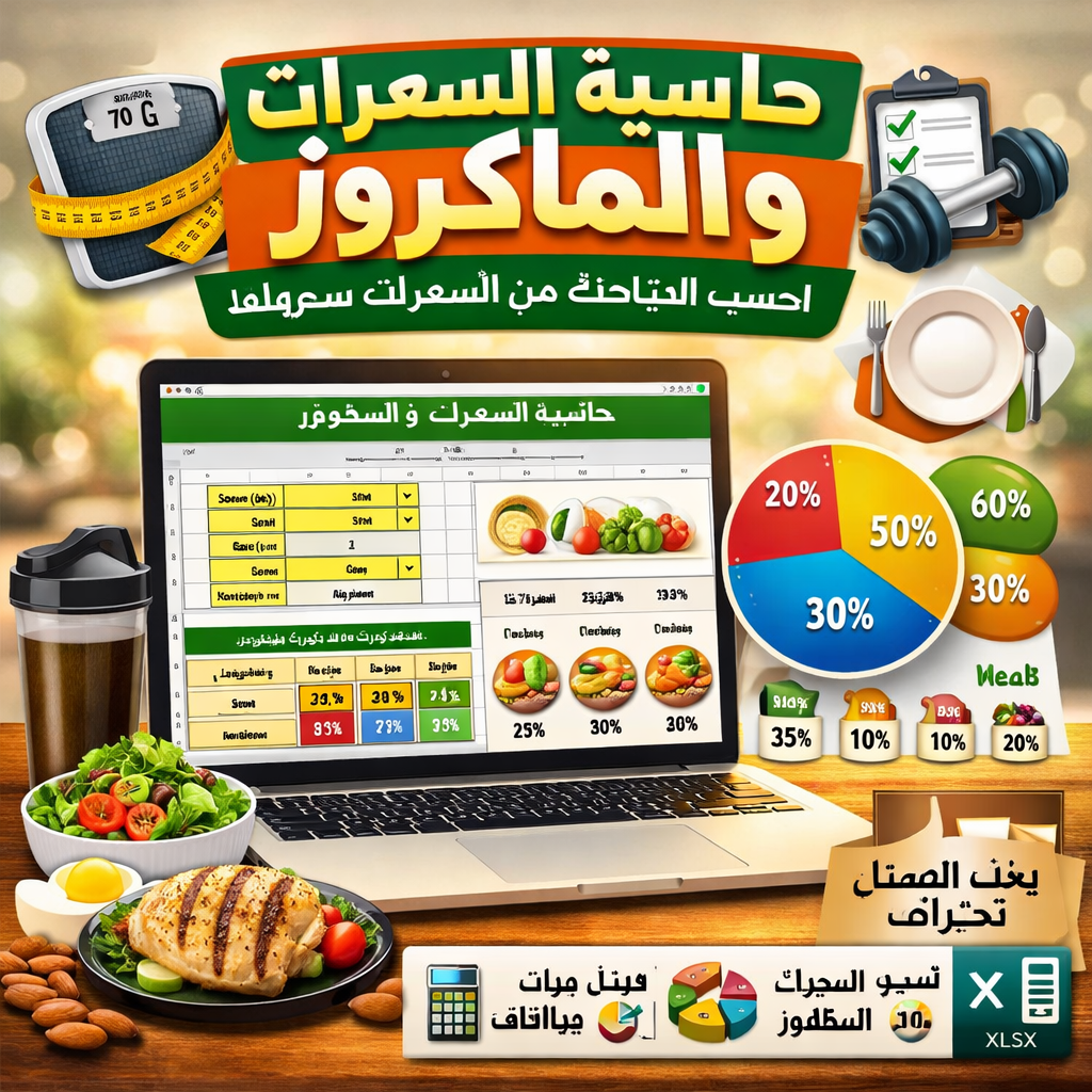 حاسبة السعرات والمكروز