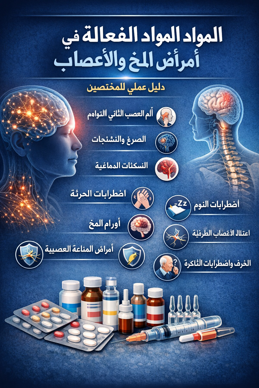 المواد الفعّالة في امراض المخ و الاعصاب مرجع عملي للمختصين